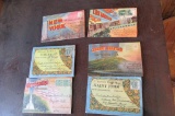 Assorted Vacation Post Card Sets