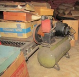 Vintage Stove Top & Air Compressor