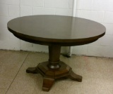 Round Wood Table