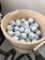 Bucket of Floating Golf Balls