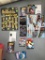 Super Nintendo, xBox, Super Nintendo Game Instruction Books, & (3) Hockey Pucks