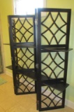Two-Tier Wall Divider Shelf