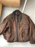 (2) Leather Coats