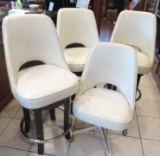 (3) Counter Stools & Matching Chair - K