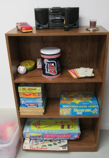 Shelf With Games, Side Table