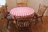 Country Style Kitchen Table With Chairs