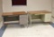 Pair Of 2-Drawer Metal Desks - B2