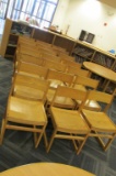 (21) Blonde Wood Chairs - L