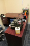 Office Credenza, Cabinet, Shelves, Chairs, & Misc. Office Supplies - CO7