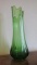 Large Green Glass Vase -