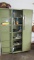 Metal Cabinet With Contents  - S