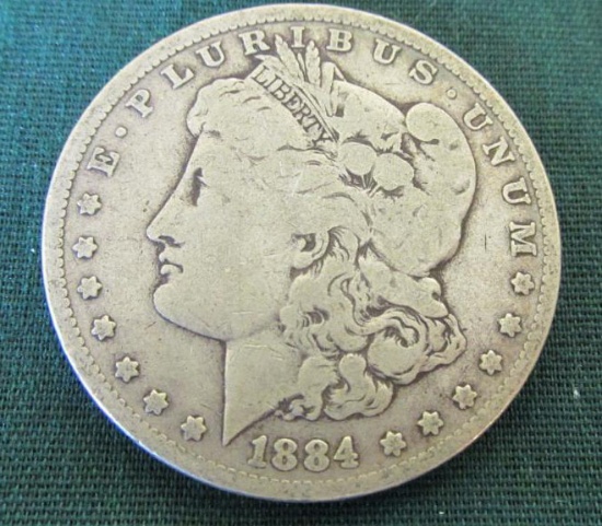 1884 Morgan Silver Dollar - M