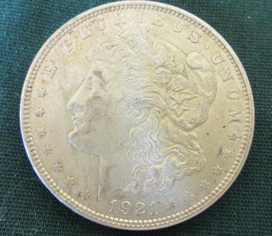 1921 Morgan Silver Dollar - M