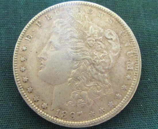 1897 Morgan Silver Dollar - M