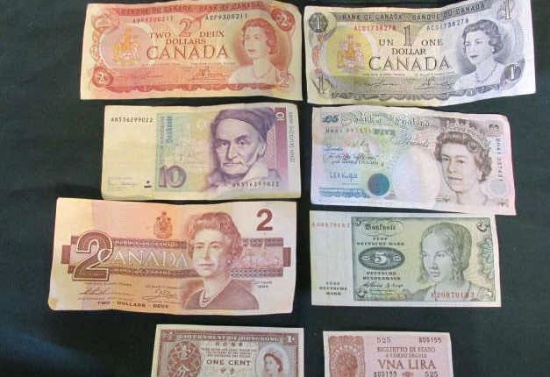 Collection Of Foreign Paper Money - M