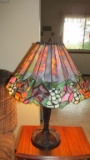 Plastic Floral Lamp - L