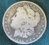 1894-O Morgan Silver Dollar - M