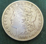 1881-S Morgan Silver Dollar - M