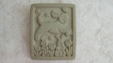 Carruth Square Tile Of A Bunny  - K