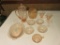 11-Piece Pink Depression Glass Set - FF-4