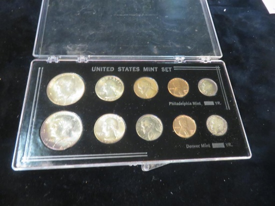 1964 US Mint Set in Plastic - S