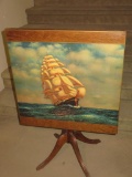 Sailing Ship Flip Up Table - FF-3