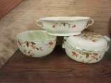 Jewel Tea 3-Piece Hall's Superior Kitchenware Fall Floral Set - FF-3