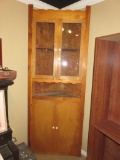 Tall Wood Corner Hutch - FF-6