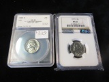 (2) Jefferson Nickels - S