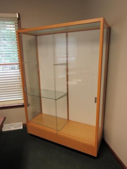 Large Glass Display Cabinet - W