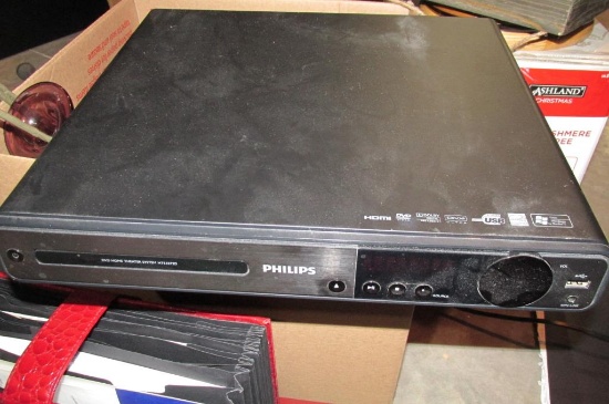 Phillips DVD Player, (5) Speakers, & Sub  - C