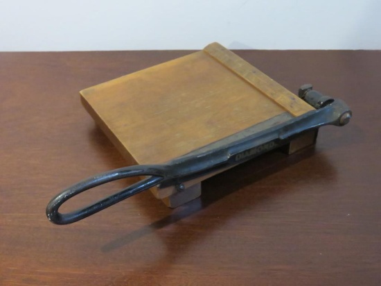 Vintage 7" Diamond Paper Cutter - W