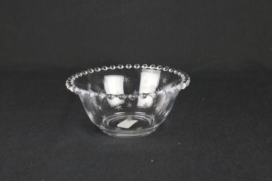 Imperial Glass Candlewick Mayonnaise Bowl  - W