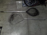 (2) Aluminum Fishing Nets  - C