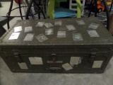 Belber Trunk & Bag Co. WWII Army Trunk  - C