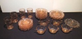 (31 Pieces Of Matching Pink Depression Glass