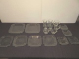 (18) Pieces Of Clear Depression Glass - W