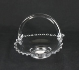 Imperial Glass Candlewick Small Basket  - W