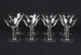 (8) Imperial Glass Candlewick 6oz Tall Sherbets  - W