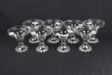 (8) Imperial Glass Candlewick Footed Shrimp Cocktail Dishes  - W