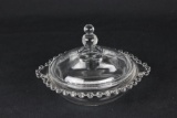 Imperial Glass Candlewick Covered Jelly Dish  - W