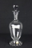 Imperial Glass Candlewick Decanter & Stopper  - W