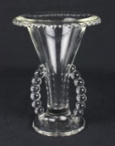 Imperial Glass Candlewick Two Handled Vase  - W