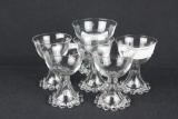(6) Imperial Glass Candlewick Sherbet Glasses  - W