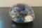 Signed Glass Art Paperweight  - M