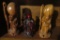 (3) Chinese Immortals Wood Statuettes  - U