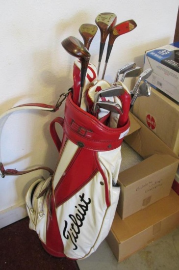 Titleist Model 90 Golf Clubs With Bag - G