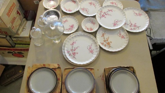 Oriental  China Pieces, Glassware, Sierra Stoneware By Otagiri - G
