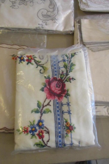 Vintage Embroidered Table Cloths  - G