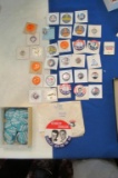 Kennedy Johnson Political Pin & Assorted Pins